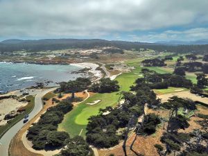 Cypress Point 14th Back Drone